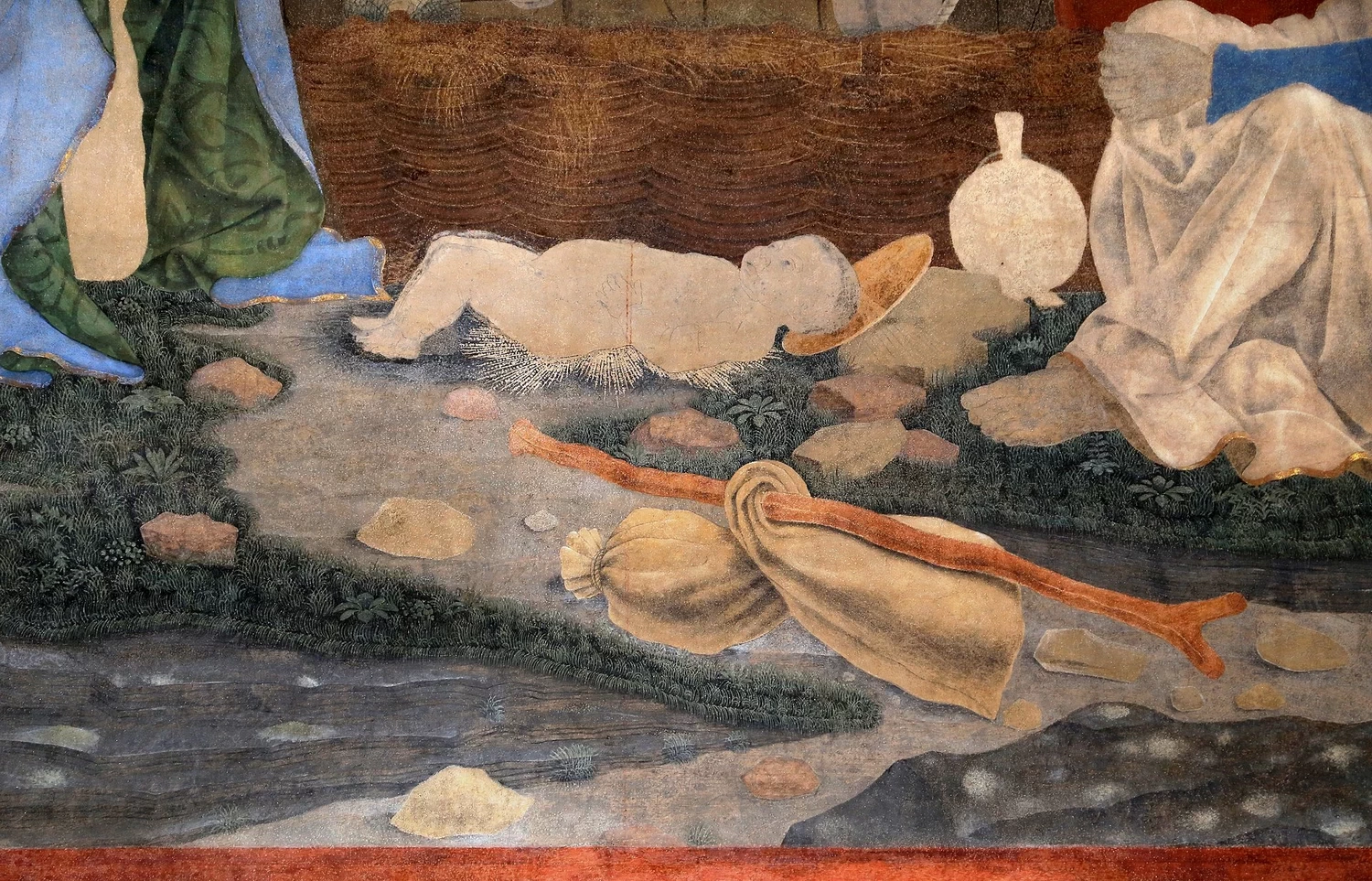 Natività - Firenze, Chiesa della Ss. Annunziata, Chiostrino dei Voti, dettaglio